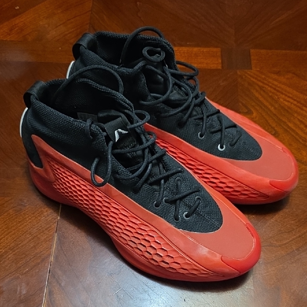 Black and Red Athletic Sneakers